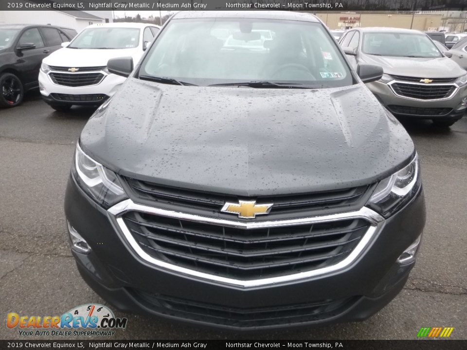 2019 Chevrolet Equinox LS Nightfall Gray Metallic / Medium Ash Gray Photo #9