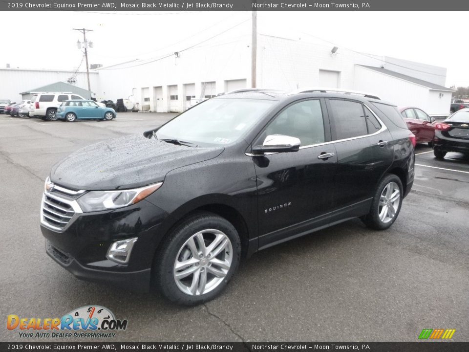 2019 Chevrolet Equinox Premier AWD Mosaic Black Metallic / Jet Black/Brandy Photo #1