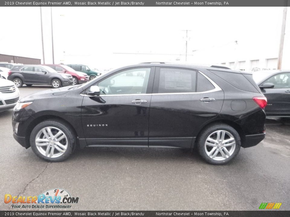 2019 Chevrolet Equinox Premier AWD Mosaic Black Metallic / Jet Black/Brandy Photo #2