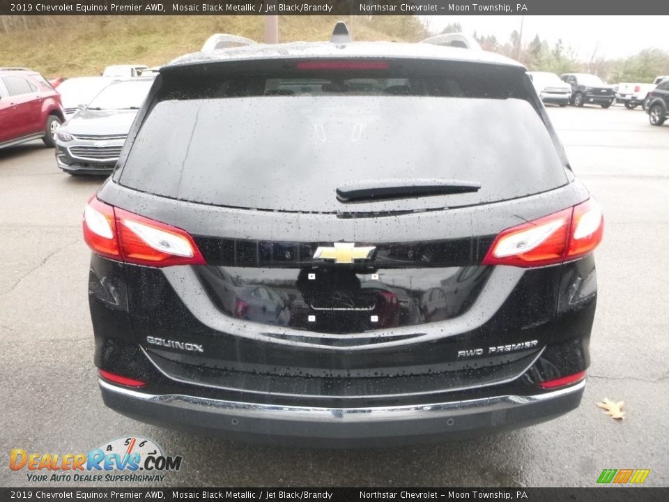 2019 Chevrolet Equinox Premier AWD Mosaic Black Metallic / Jet Black/Brandy Photo #4