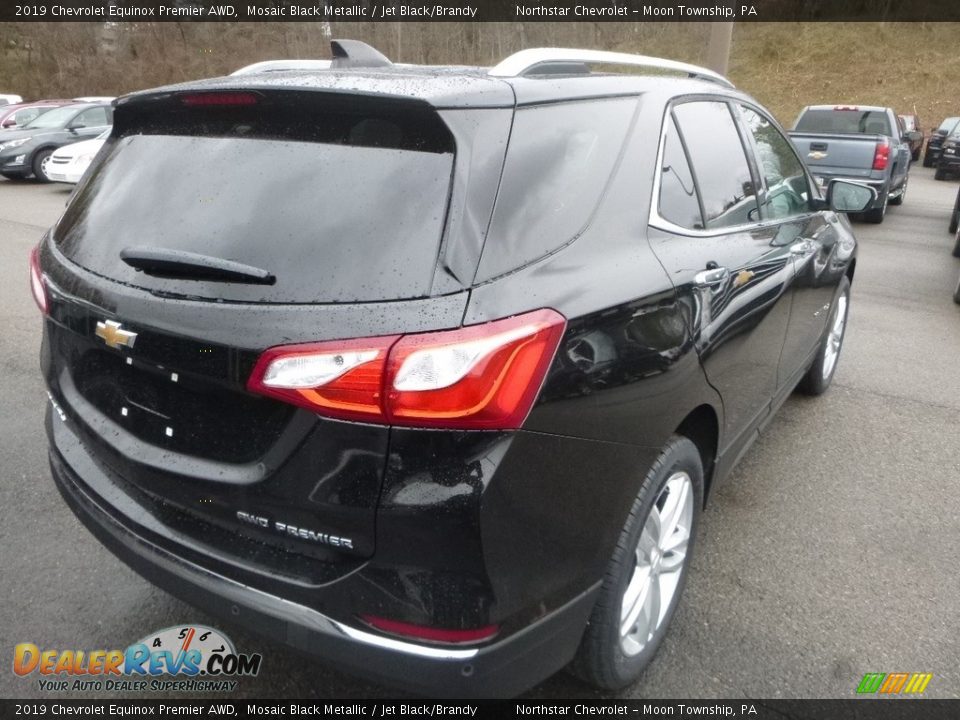 2019 Chevrolet Equinox Premier AWD Mosaic Black Metallic / Jet Black/Brandy Photo #5