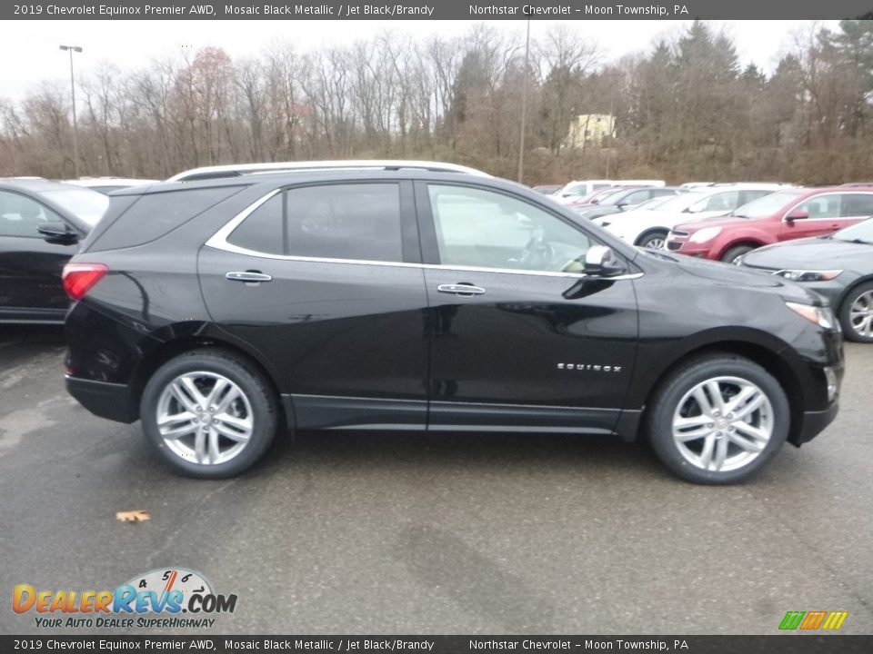 2019 Chevrolet Equinox Premier AWD Mosaic Black Metallic / Jet Black/Brandy Photo #6
