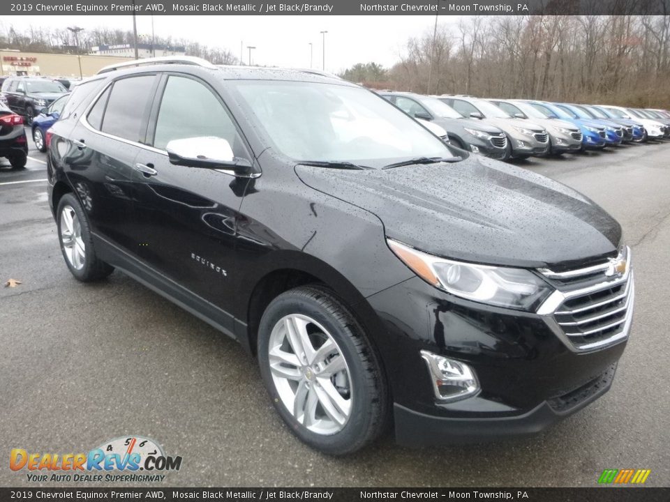 2019 Chevrolet Equinox Premier AWD Mosaic Black Metallic / Jet Black/Brandy Photo #7