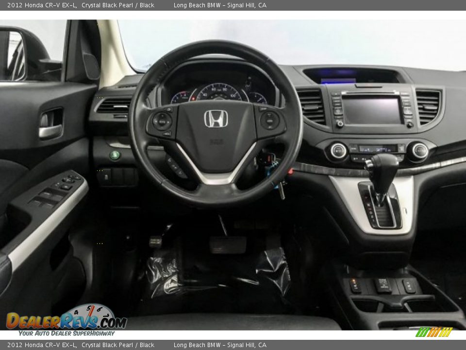 2012 Honda CR-V EX-L Crystal Black Pearl / Black Photo #4