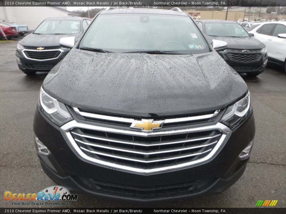 2019 Chevrolet Equinox Premier AWD Mosaic Black Metallic / Jet Black/Brandy Photo #8