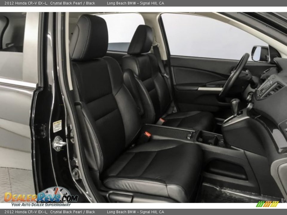 2012 Honda CR-V EX-L Crystal Black Pearl / Black Photo #6