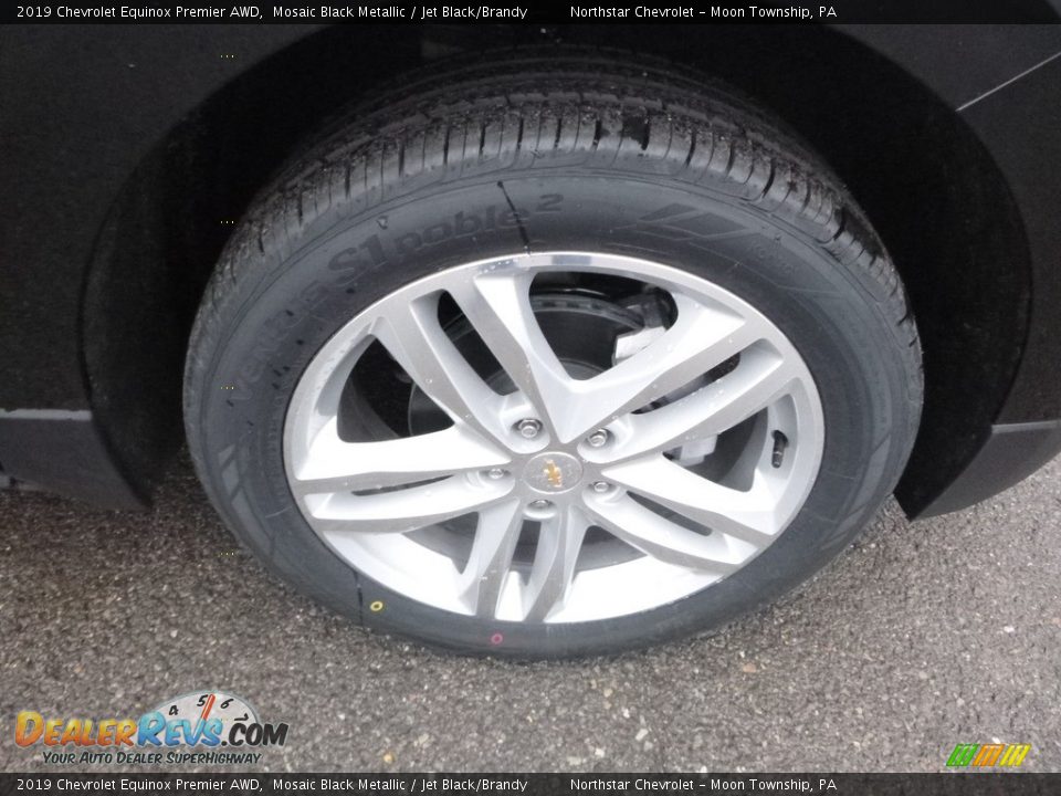 2019 Chevrolet Equinox Premier AWD Mosaic Black Metallic / Jet Black/Brandy Photo #9