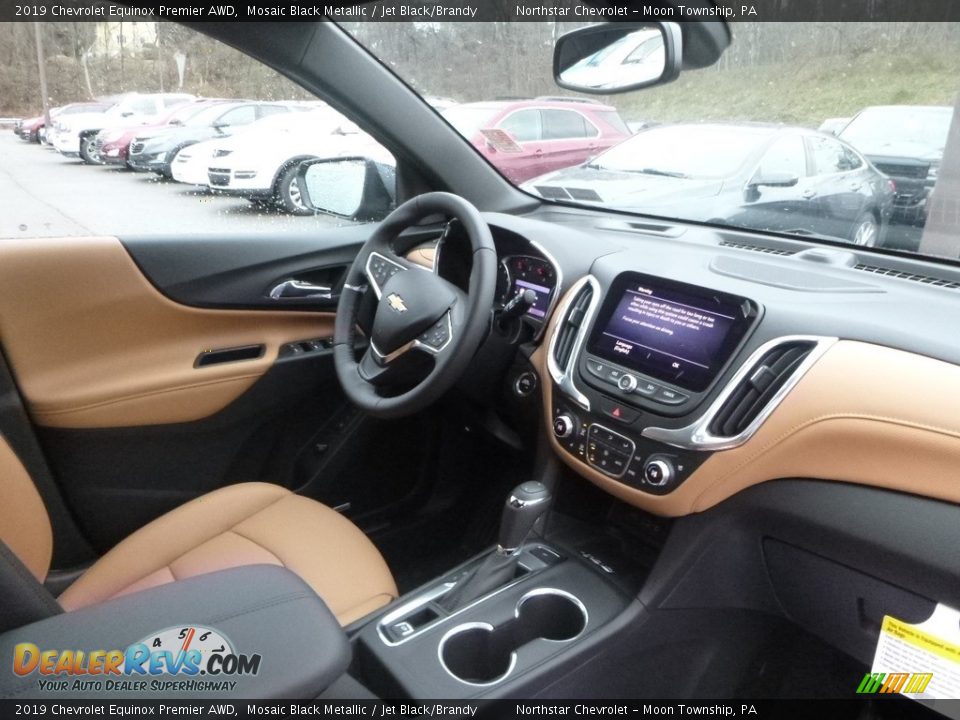 2019 Chevrolet Equinox Premier AWD Mosaic Black Metallic / Jet Black/Brandy Photo #11