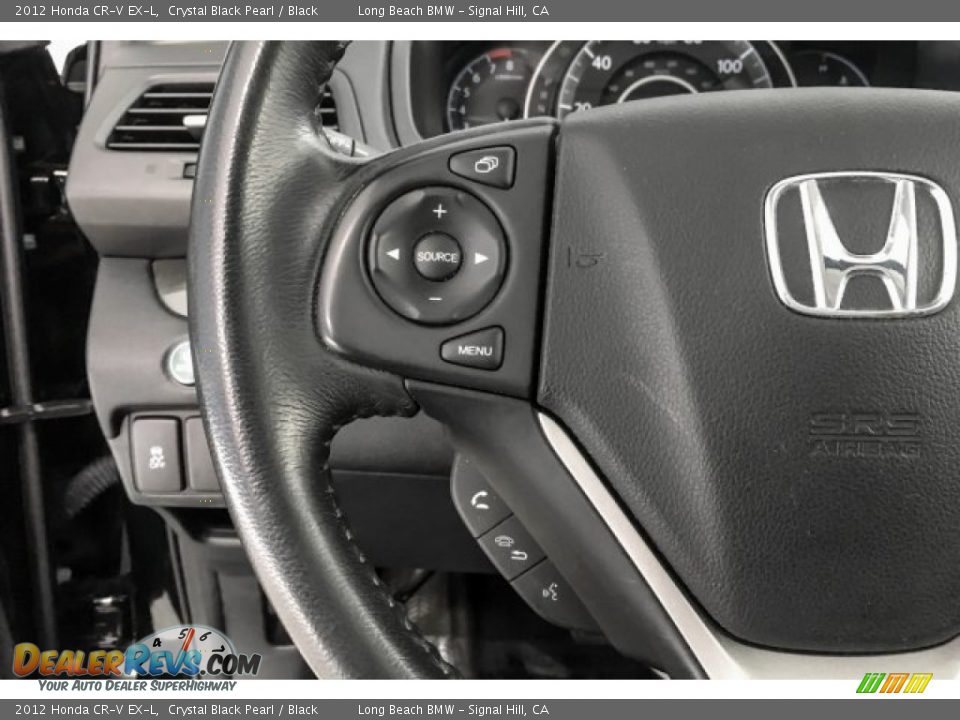 2012 Honda CR-V EX-L Crystal Black Pearl / Black Photo #15