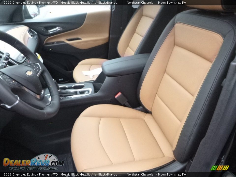 2019 Chevrolet Equinox Premier AWD Mosaic Black Metallic / Jet Black/Brandy Photo #15