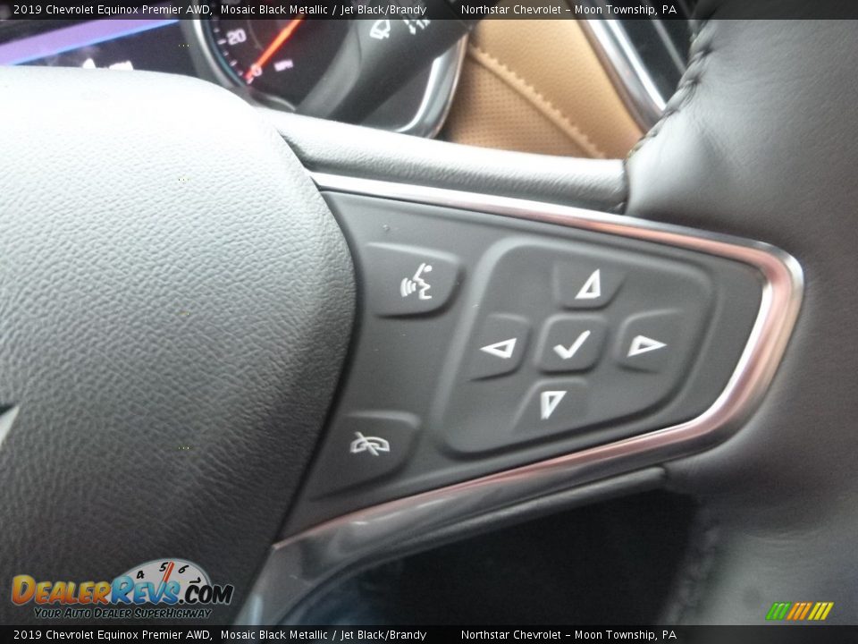 2019 Chevrolet Equinox Premier AWD Mosaic Black Metallic / Jet Black/Brandy Photo #19