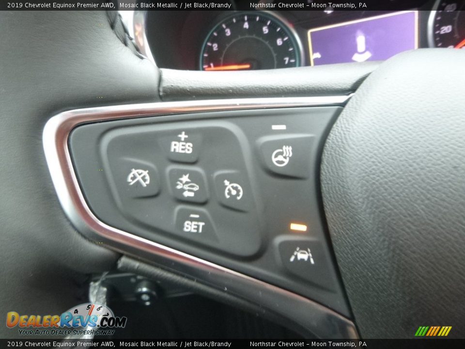 2019 Chevrolet Equinox Premier AWD Mosaic Black Metallic / Jet Black/Brandy Photo #20