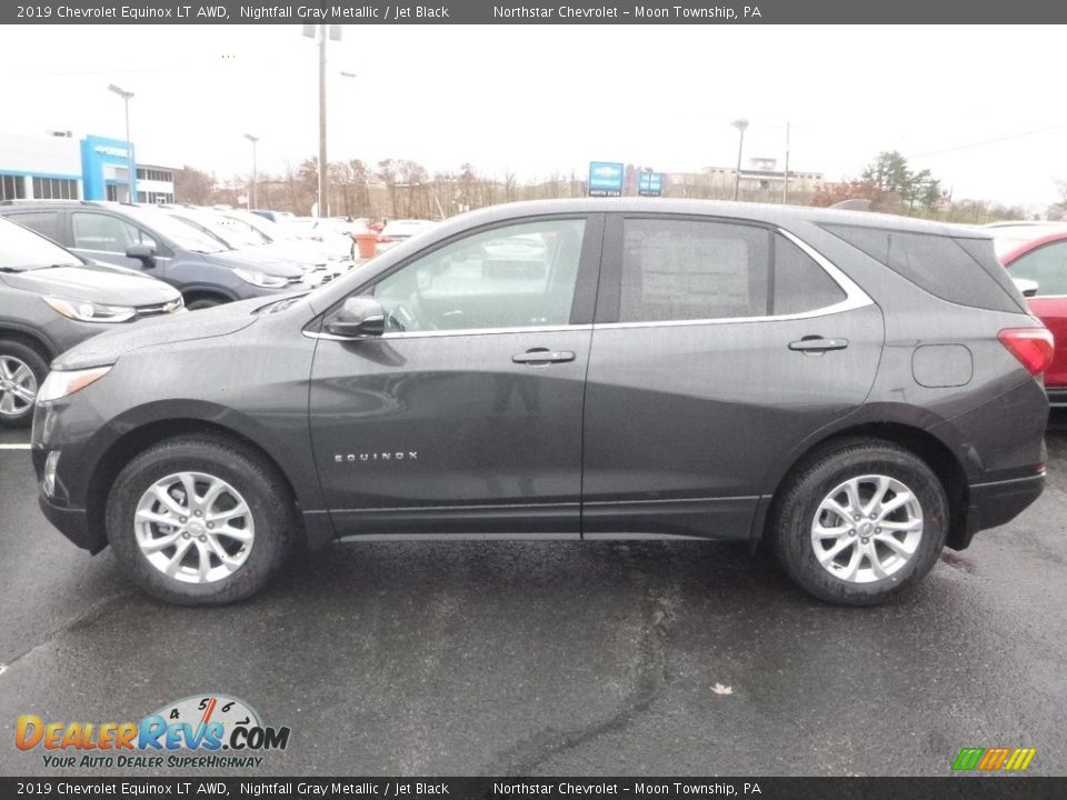 2019 Chevrolet Equinox LT AWD Nightfall Gray Metallic / Jet Black Photo #2