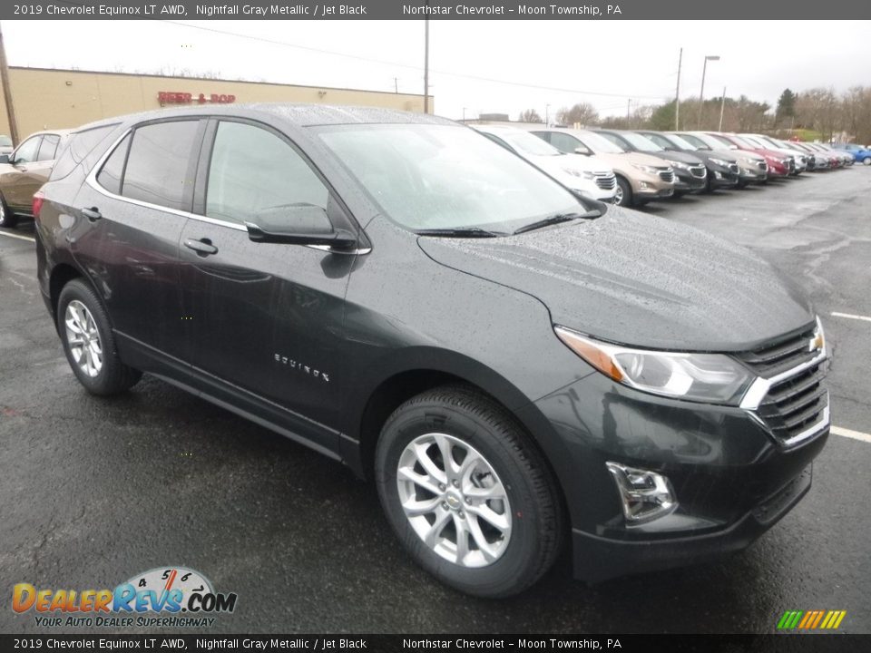 2019 Chevrolet Equinox LT AWD Nightfall Gray Metallic / Jet Black Photo #7
