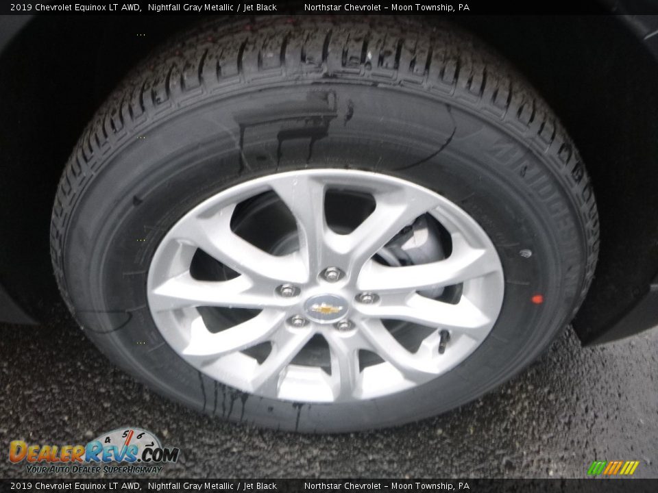 2019 Chevrolet Equinox LT AWD Nightfall Gray Metallic / Jet Black Photo #8