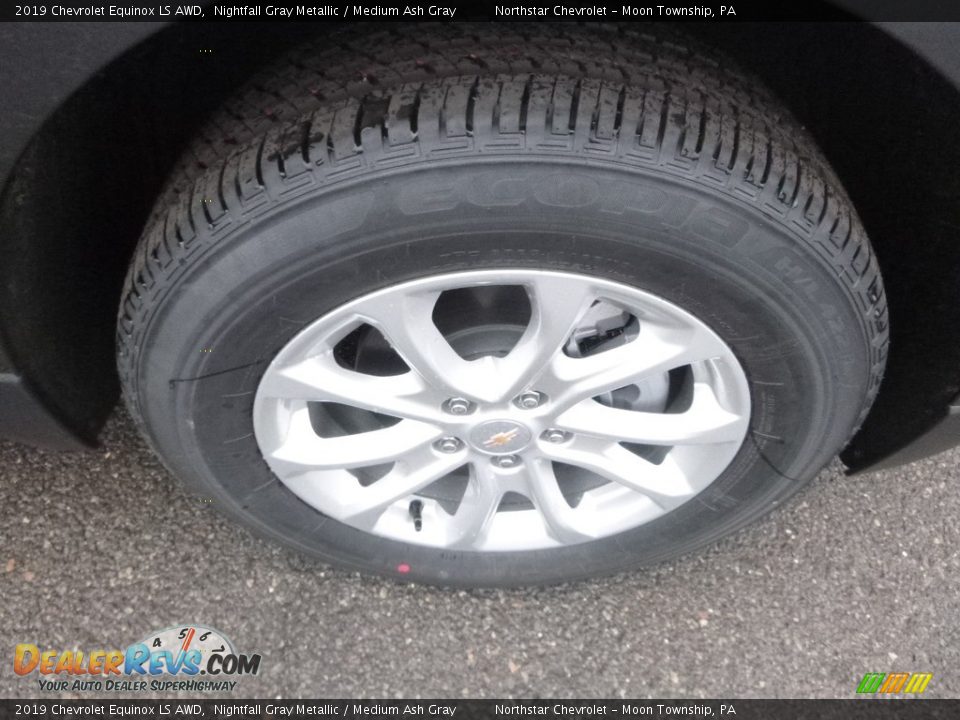 2019 Chevrolet Equinox LS AWD Nightfall Gray Metallic / Medium Ash Gray Photo #9