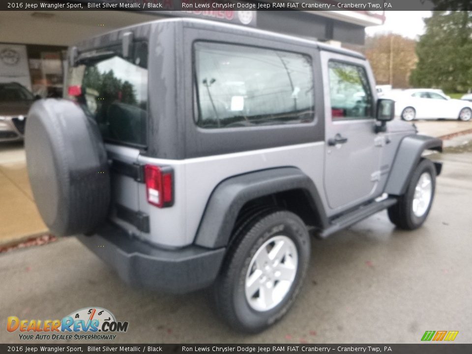 2016 Jeep Wrangler Sport Billet Silver Metallic / Black Photo #2