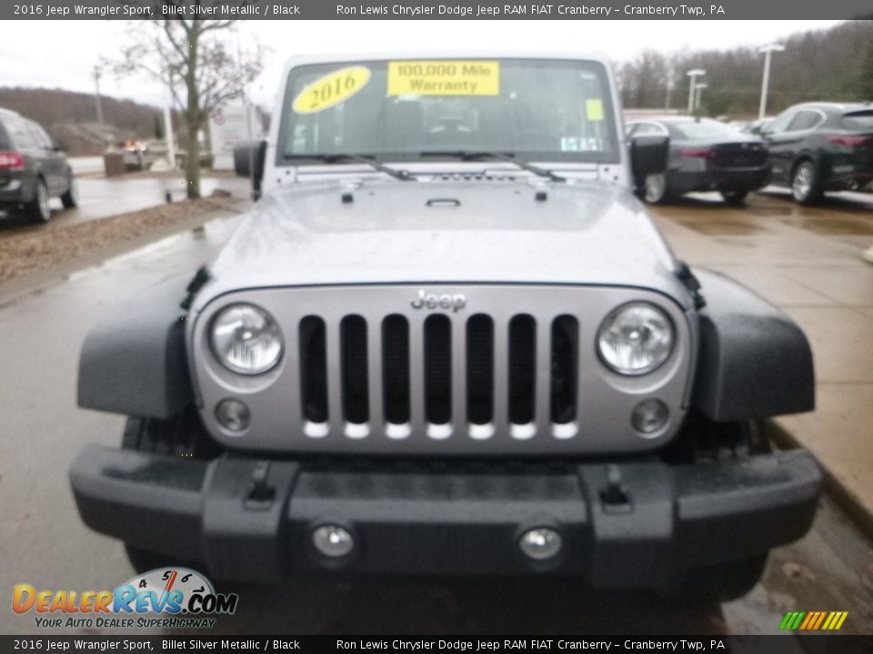 2016 Jeep Wrangler Sport Billet Silver Metallic / Black Photo #4