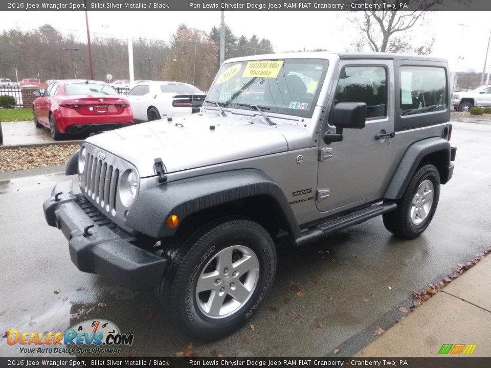 2016 Jeep Wrangler Sport Billet Silver Metallic / Black Photo #5