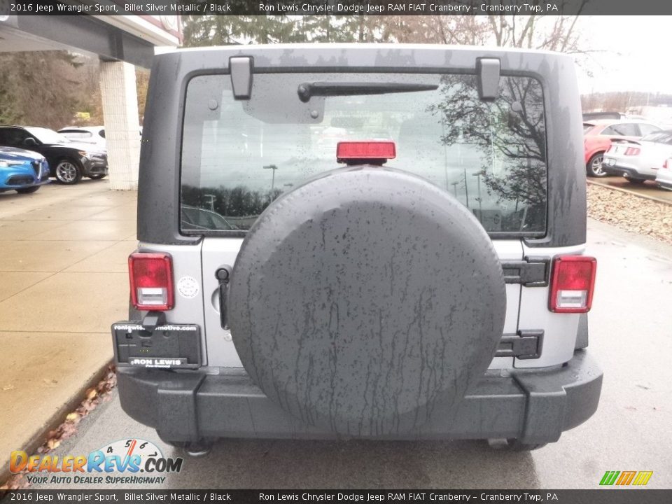2016 Jeep Wrangler Sport Billet Silver Metallic / Black Photo #8
