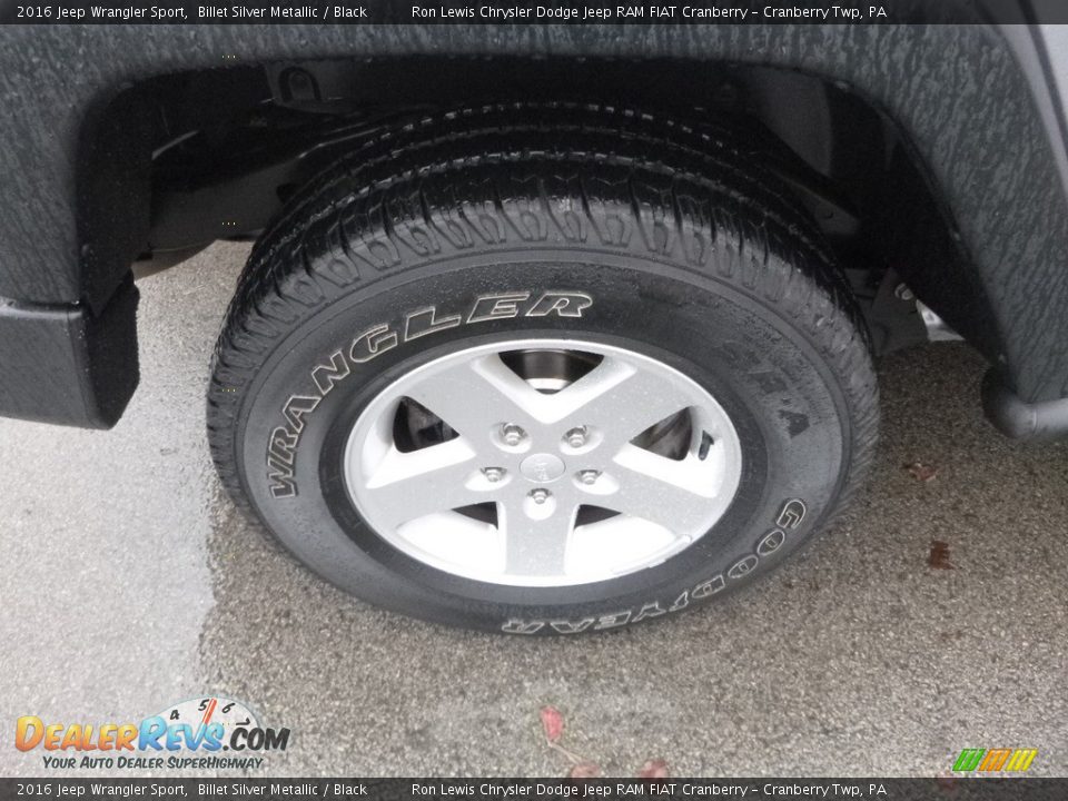 2016 Jeep Wrangler Sport Billet Silver Metallic / Black Photo #9