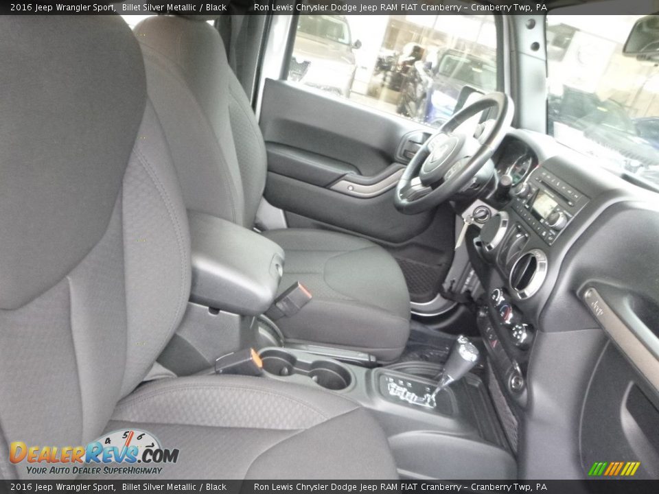 2016 Jeep Wrangler Sport Billet Silver Metallic / Black Photo #10