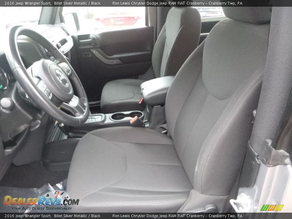 2016 Jeep Wrangler Sport Billet Silver Metallic / Black Photo #14