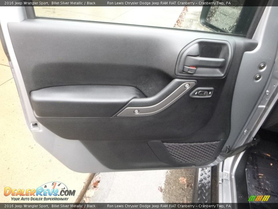 2016 Jeep Wrangler Sport Billet Silver Metallic / Black Photo #15