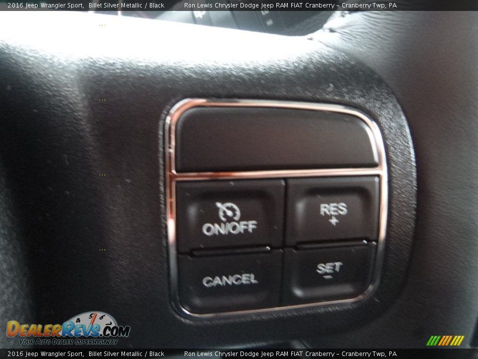 2016 Jeep Wrangler Sport Billet Silver Metallic / Black Photo #19