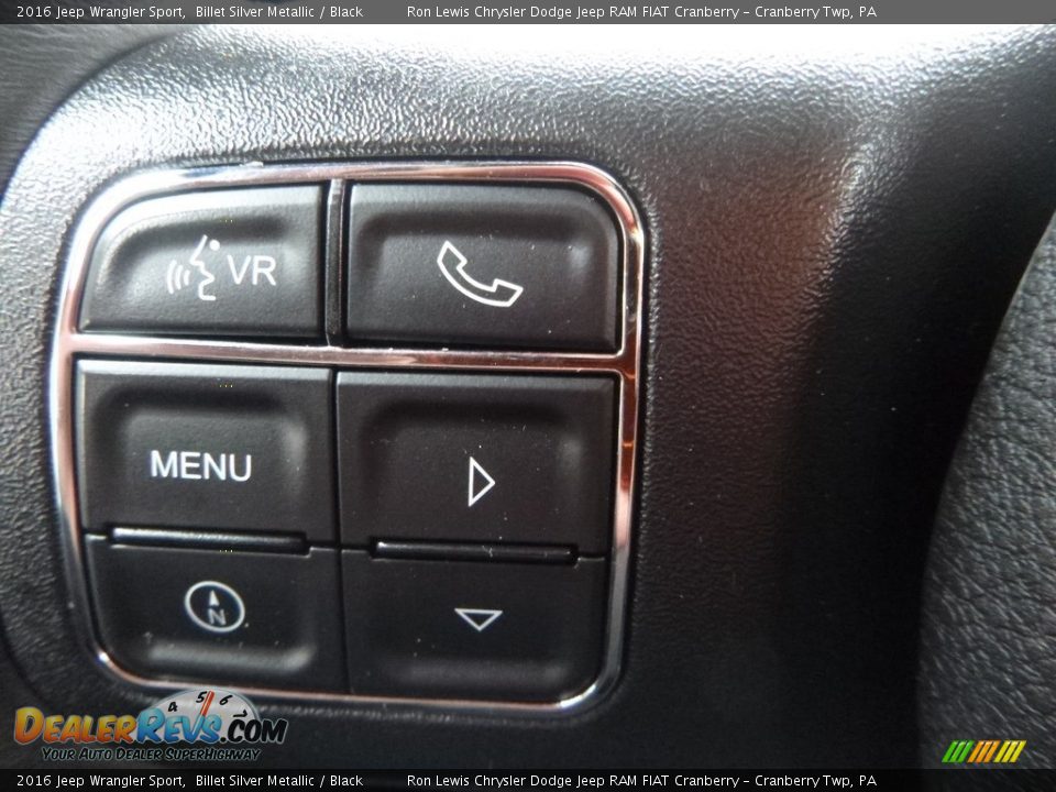 2016 Jeep Wrangler Sport Billet Silver Metallic / Black Photo #20