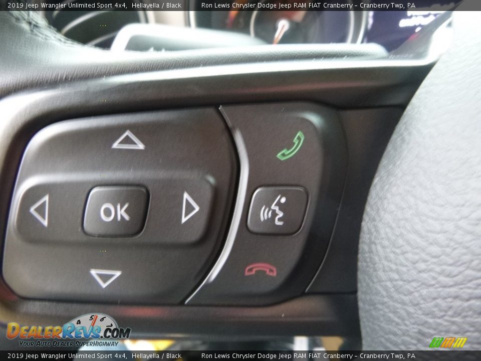 2019 Jeep Wrangler Unlimited Sport 4x4 Hellayella / Black Photo #18