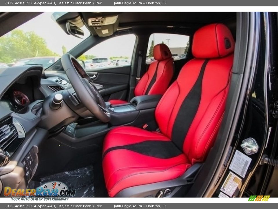Red Interior - 2019 Acura RDX A-Spec AWD Photo #16