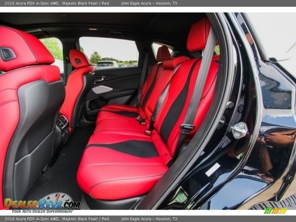Rear Seat of 2019 Acura RDX A-Spec AWD Photo #18
