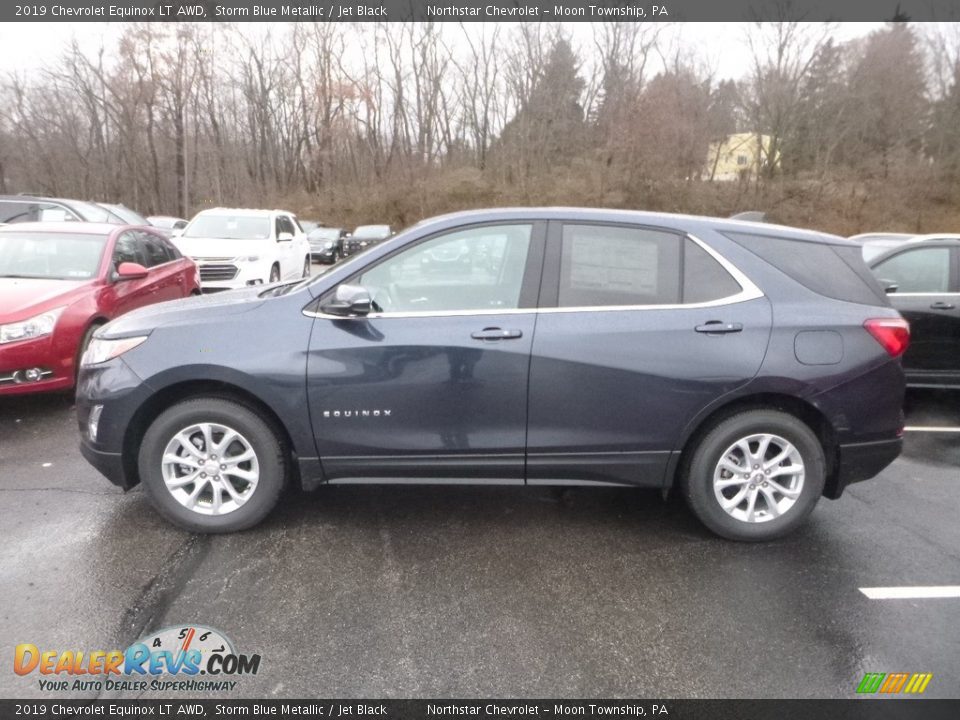 2019 Chevrolet Equinox LT AWD Storm Blue Metallic / Jet Black Photo #2