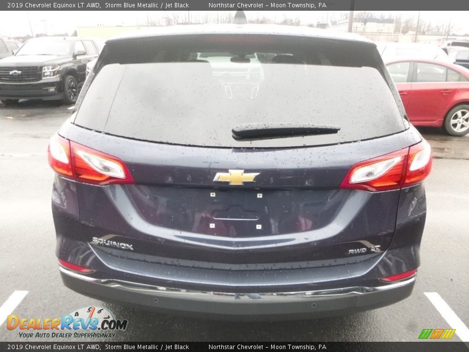 2019 Chevrolet Equinox LT AWD Storm Blue Metallic / Jet Black Photo #4