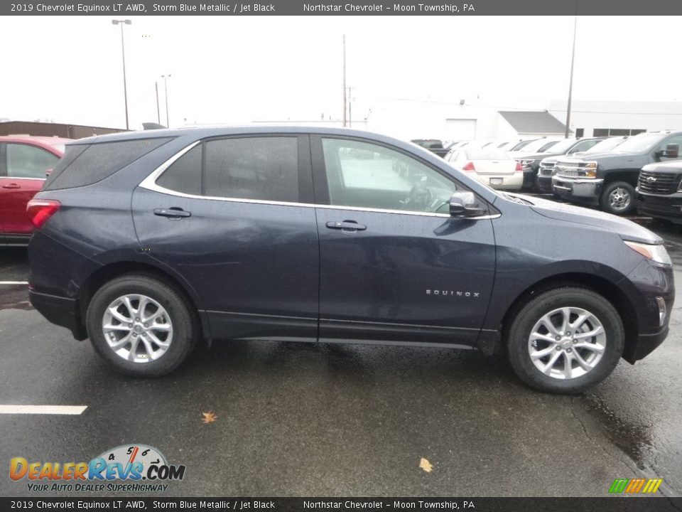 2019 Chevrolet Equinox LT AWD Storm Blue Metallic / Jet Black Photo #6