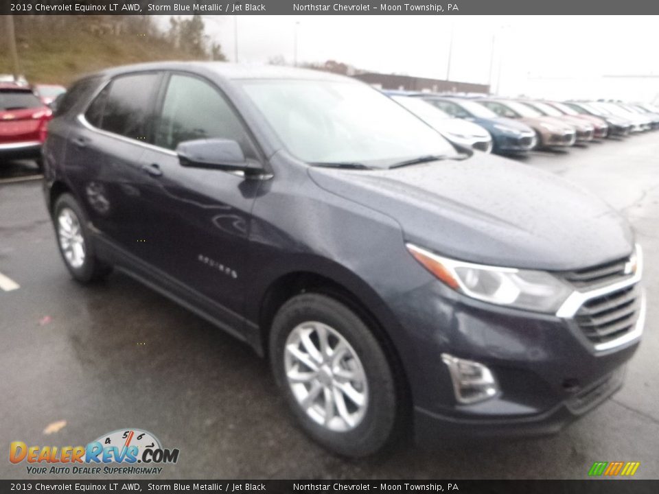 2019 Chevrolet Equinox LT AWD Storm Blue Metallic / Jet Black Photo #7