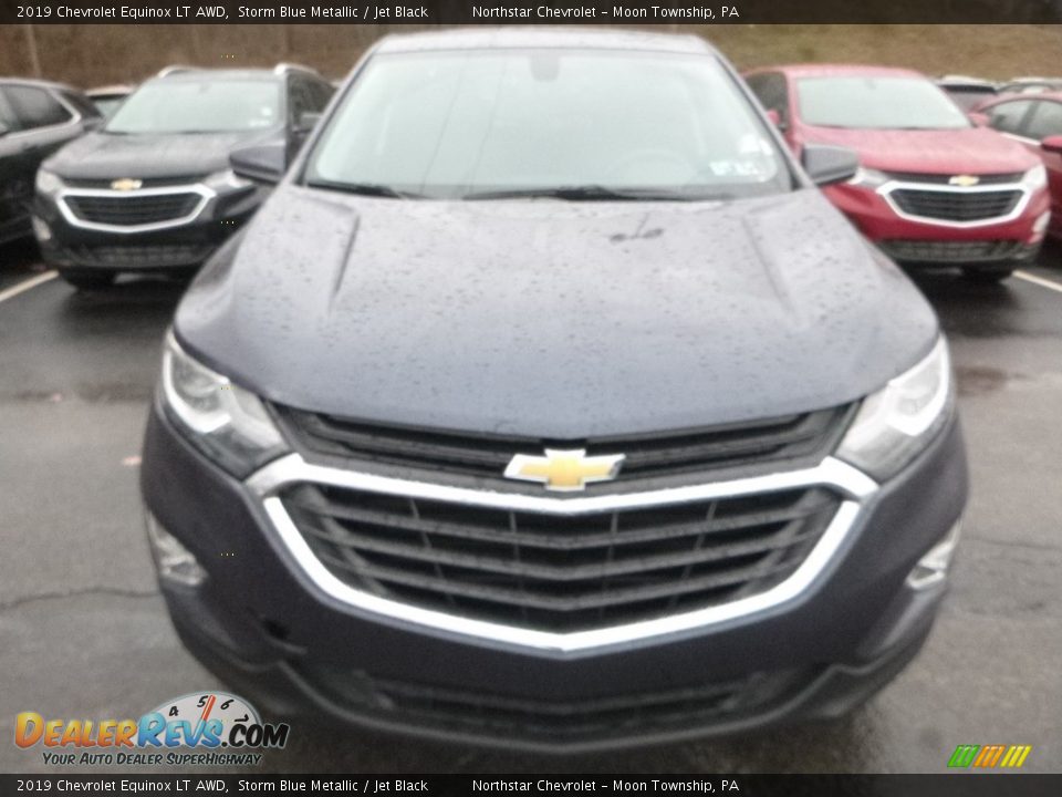 2019 Chevrolet Equinox LT AWD Storm Blue Metallic / Jet Black Photo #8
