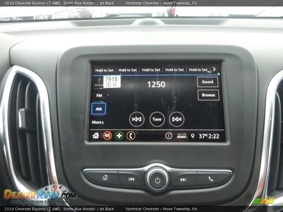 2019 Chevrolet Equinox LT AWD Storm Blue Metallic / Jet Black Photo #17