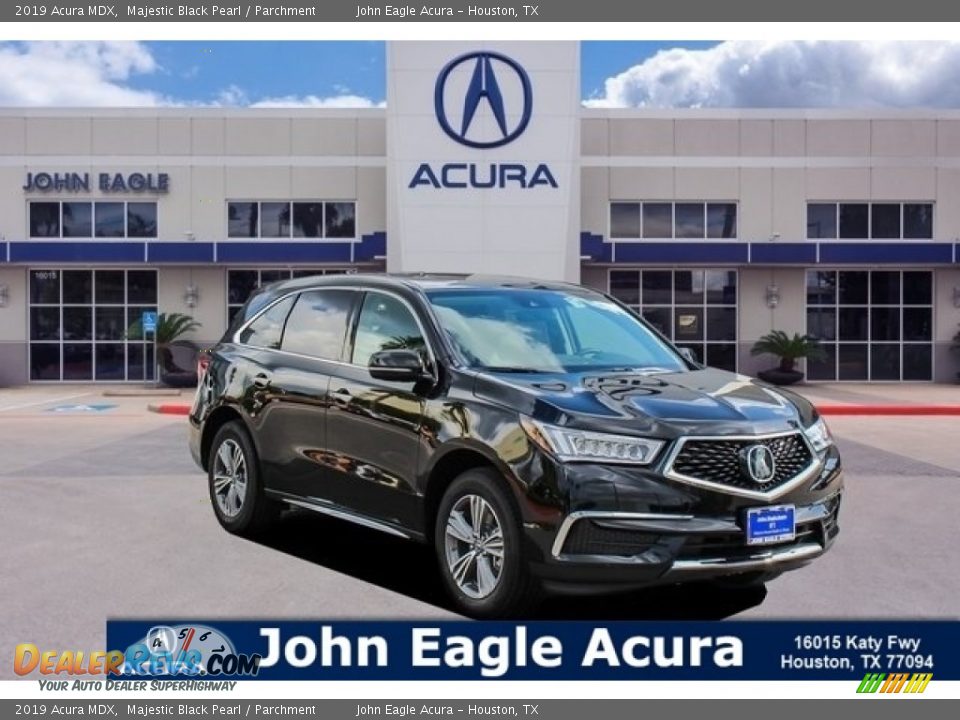 2019 Acura MDX Majestic Black Pearl / Parchment Photo #1