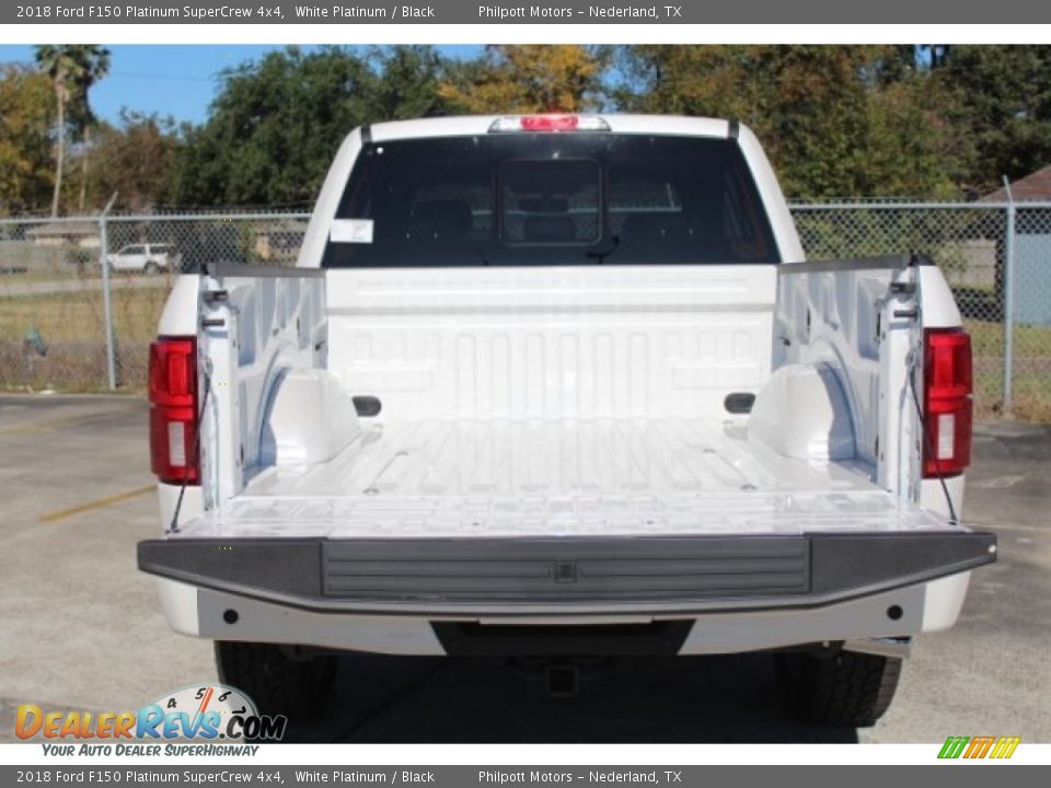 2018 Ford F150 Platinum SuperCrew 4x4 White Platinum / Black Photo #3