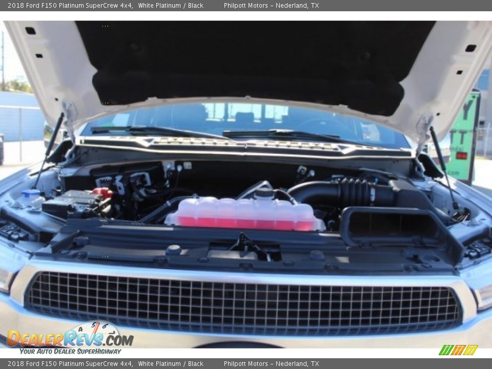 2018 Ford F150 Platinum SuperCrew 4x4 White Platinum / Black Photo #6