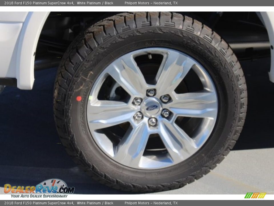 2018 Ford F150 Platinum SuperCrew 4x4 White Platinum / Black Photo #14