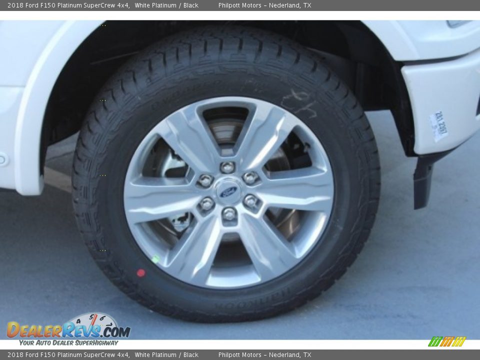 2018 Ford F150 Platinum SuperCrew 4x4 White Platinum / Black Photo #16