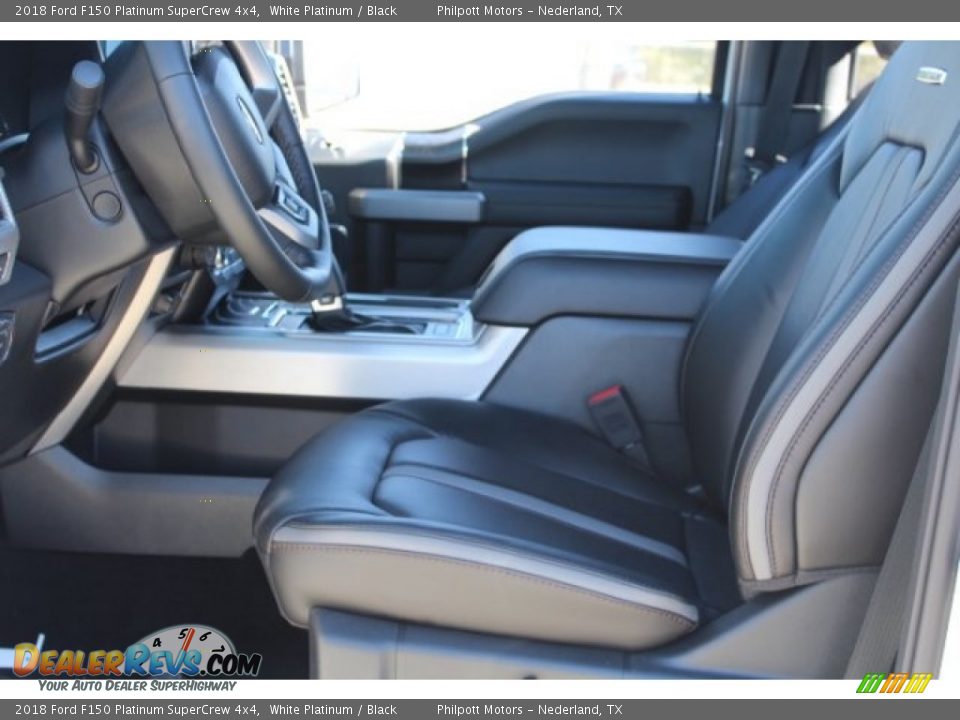 2018 Ford F150 Platinum SuperCrew 4x4 White Platinum / Black Photo #19
