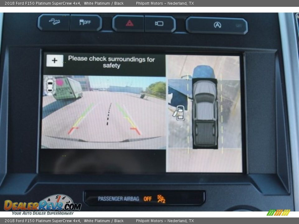 2018 Ford F150 Platinum SuperCrew 4x4 White Platinum / Black Photo #22