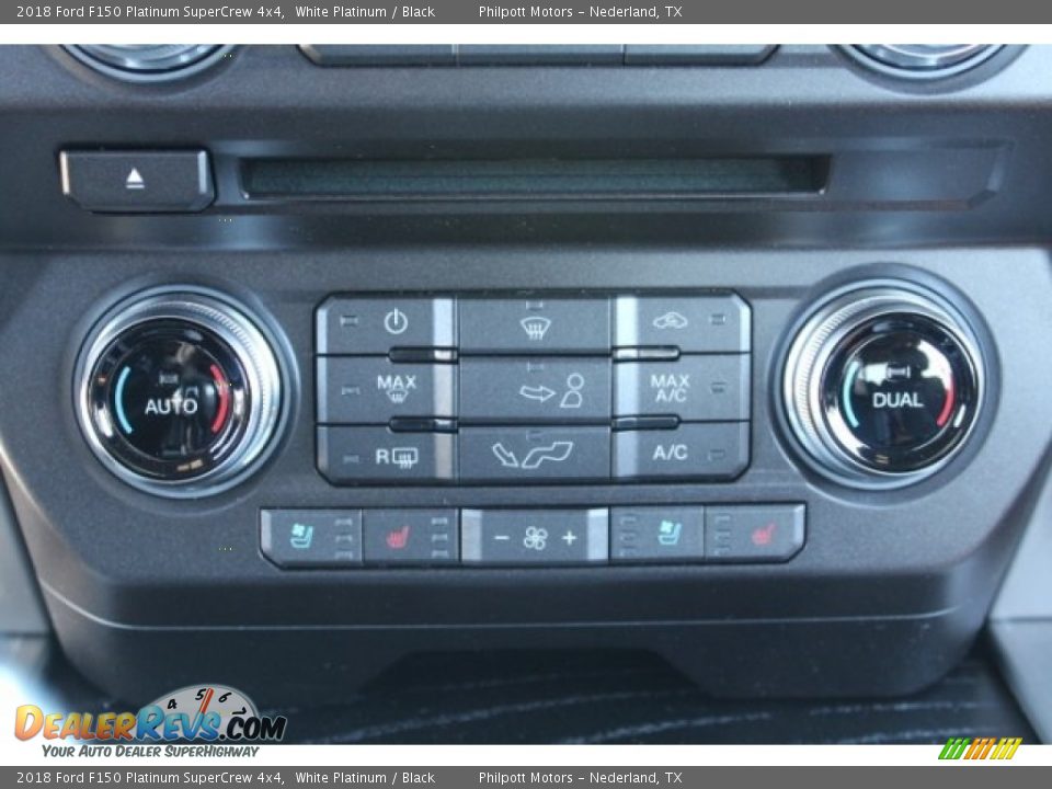 2018 Ford F150 Platinum SuperCrew 4x4 White Platinum / Black Photo #23