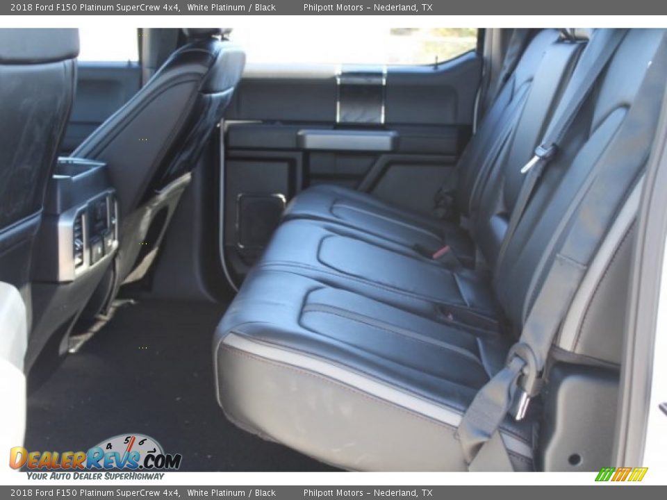 2018 Ford F150 Platinum SuperCrew 4x4 White Platinum / Black Photo #28