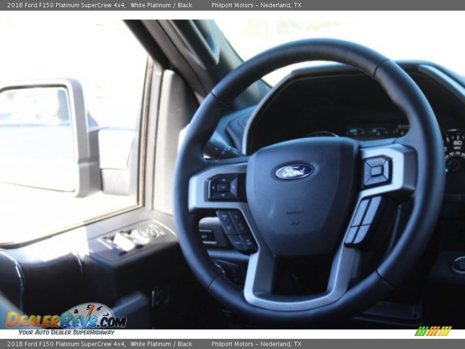 2018 Ford F150 Platinum SuperCrew 4x4 White Platinum / Black Photo #30