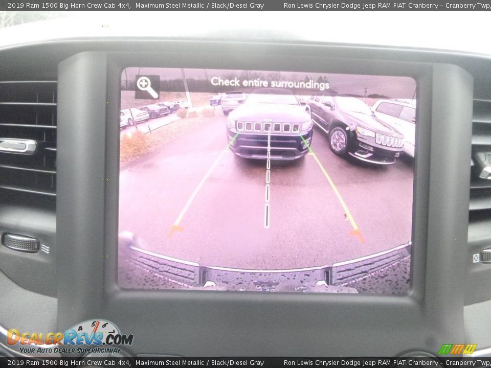 2019 Ram 1500 Big Horn Crew Cab 4x4 Maximum Steel Metallic / Black/Diesel Gray Photo #17